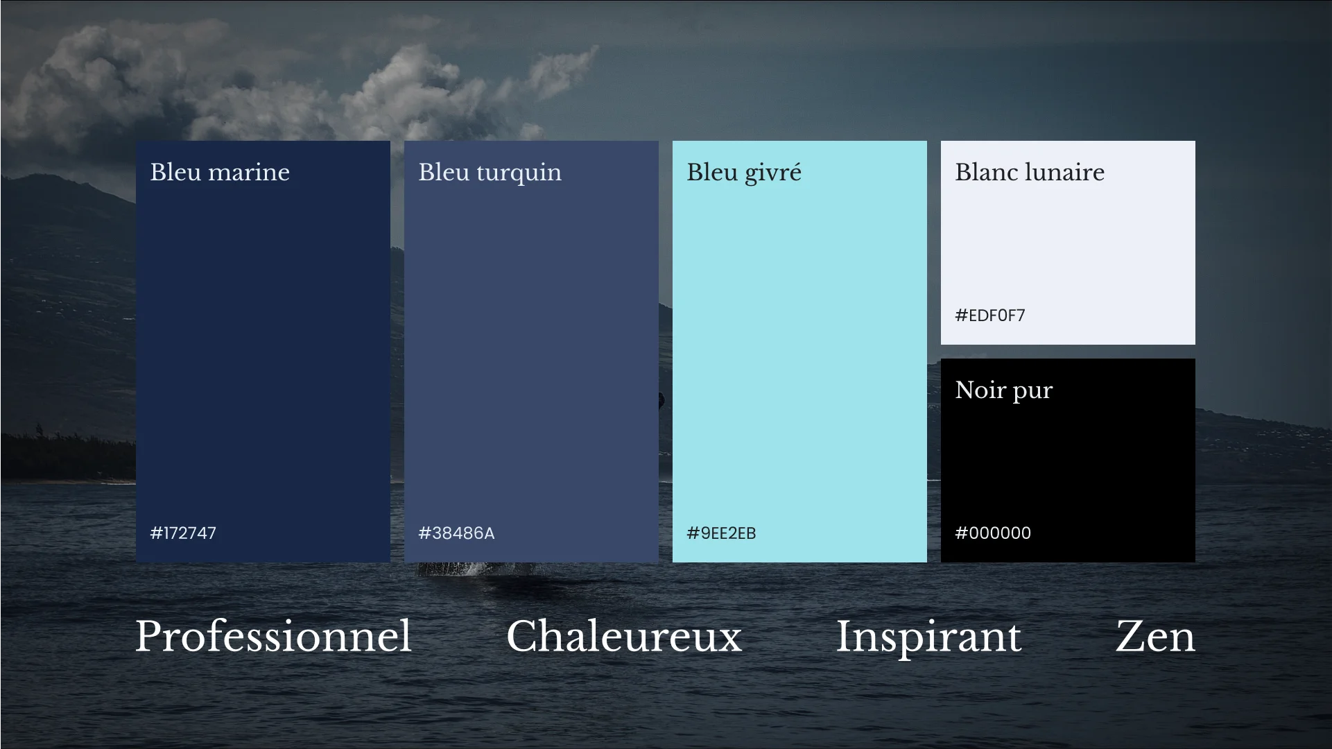 Palette de couleurs