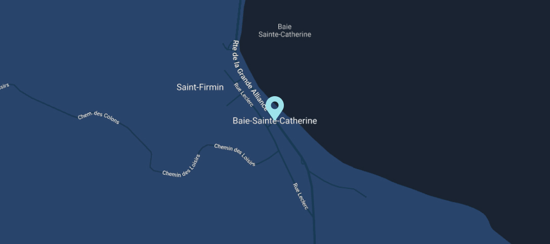 Baie-Sainte-Catherine sur Google Map